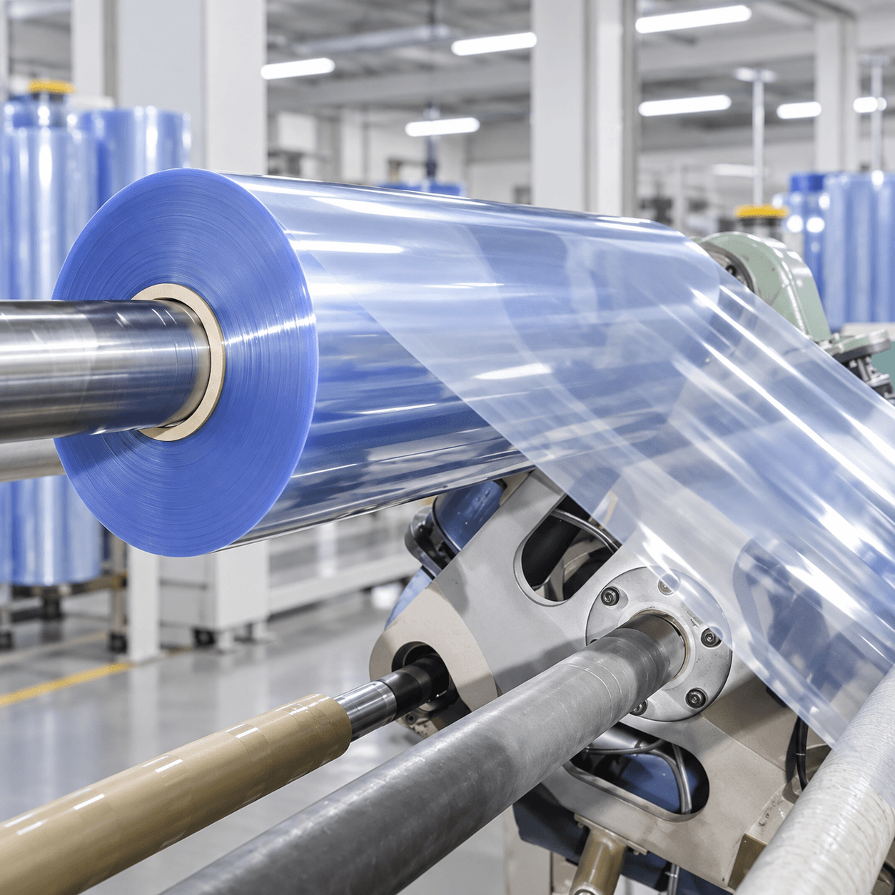 PVC soft film production context