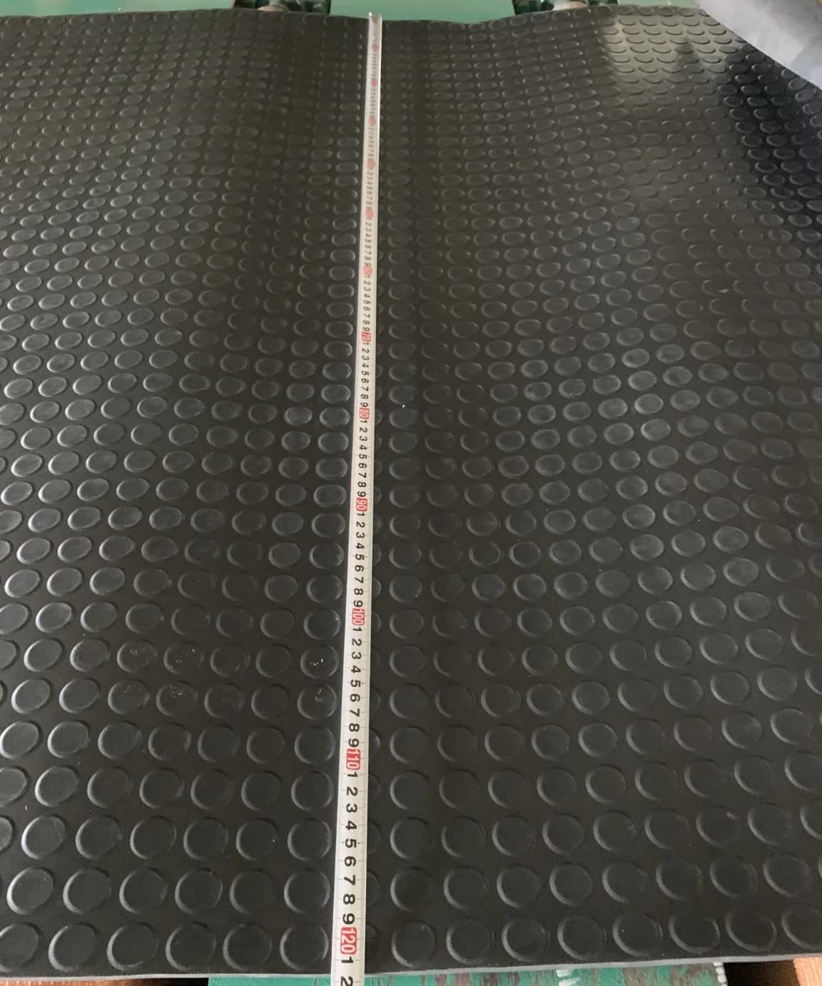 5mm coin anti-slip rubber sheet size and production perspective