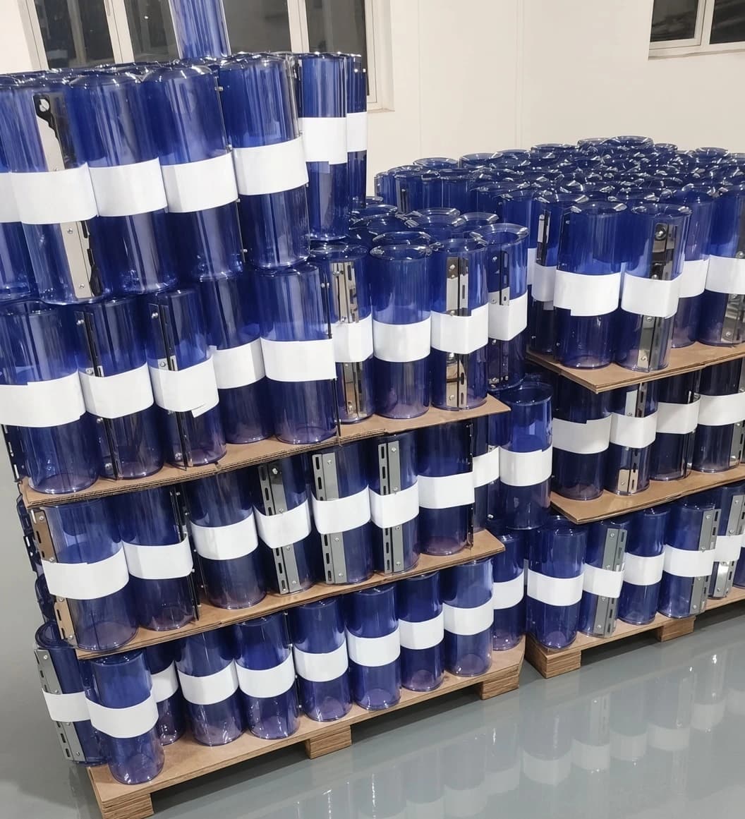 3mm × 200mm × 2.5m Ready-to-Install PVC Strip Curtain Kit